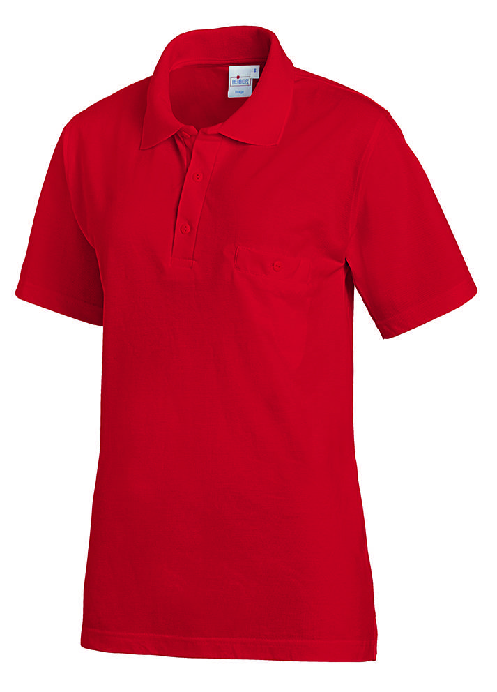 Shirt Unisex-Polo rot, Gr. L