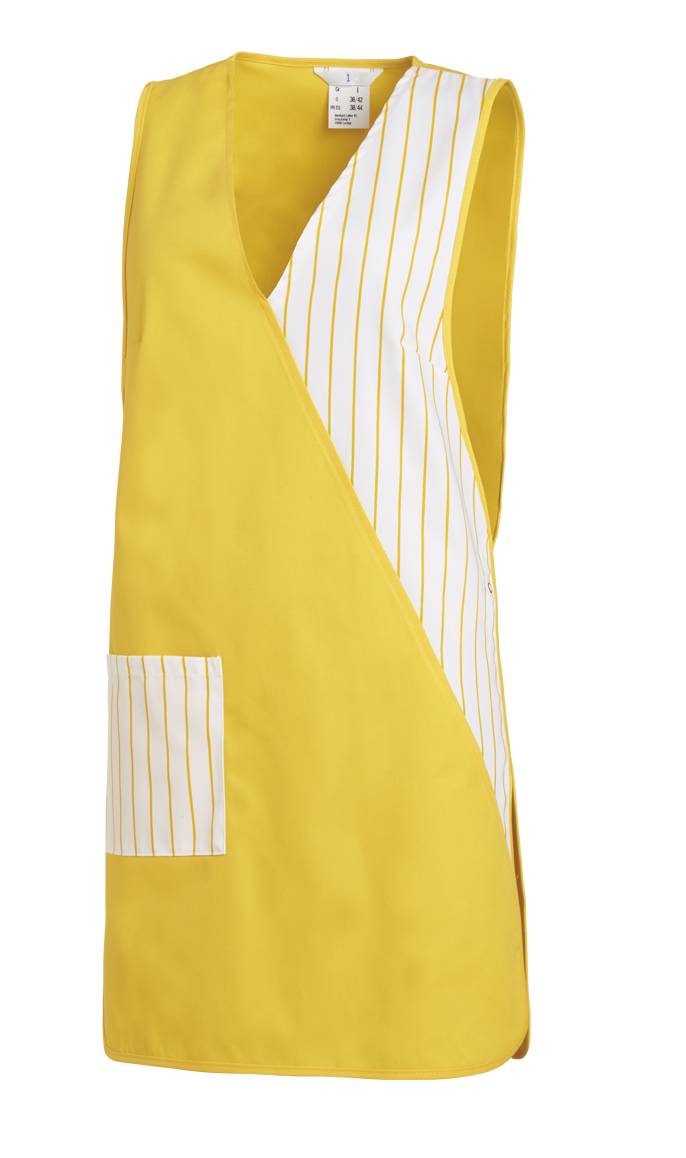Überwurfschürze Damen gelb, Gr. II