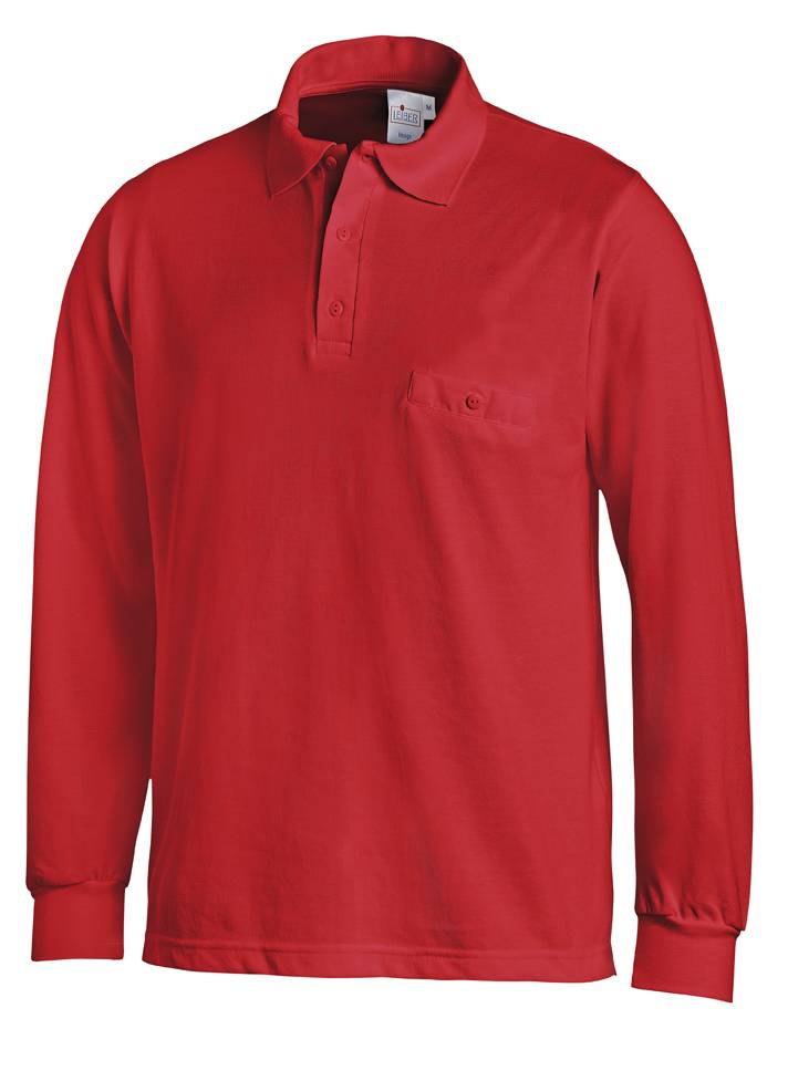Shirt Unisex-Polo rot, Gr. S