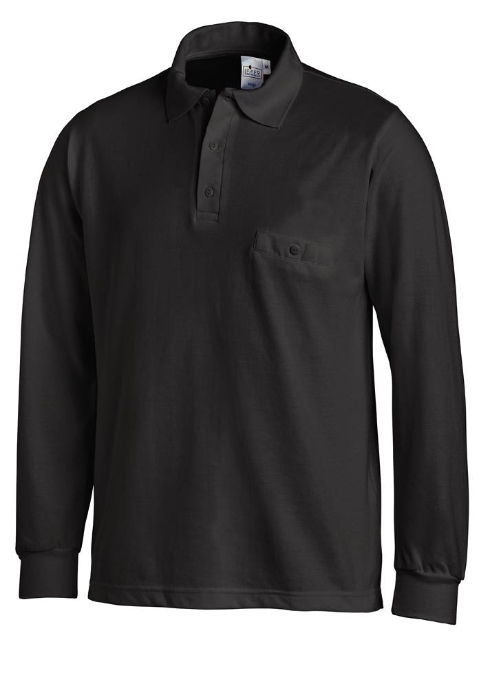 Shirt Unisex-Polo schwarz, Gr. L