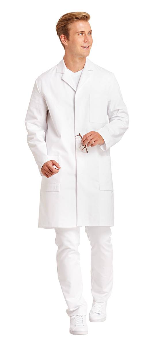 Mantel Herren weiß, Gr. 42