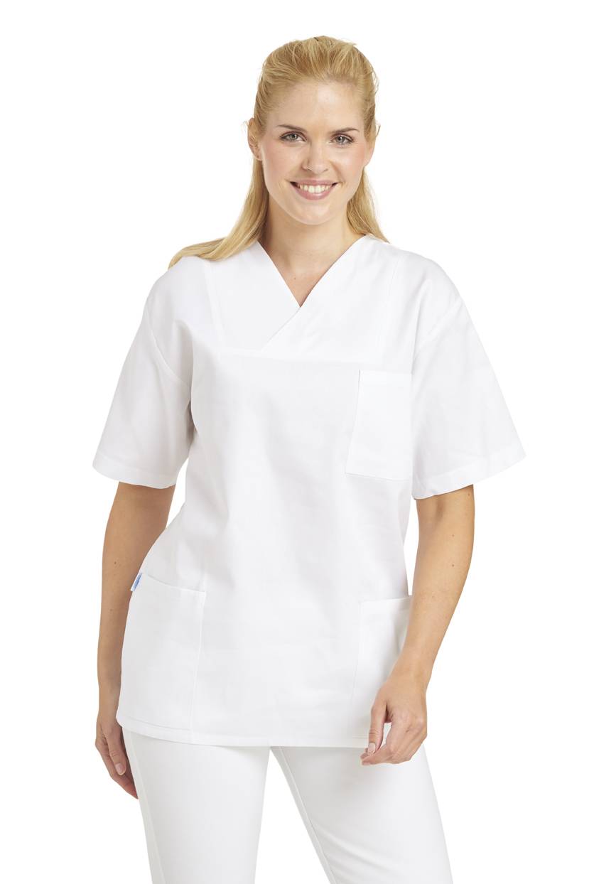 Schlupfkasack Unisex weiß, Gr. XXL