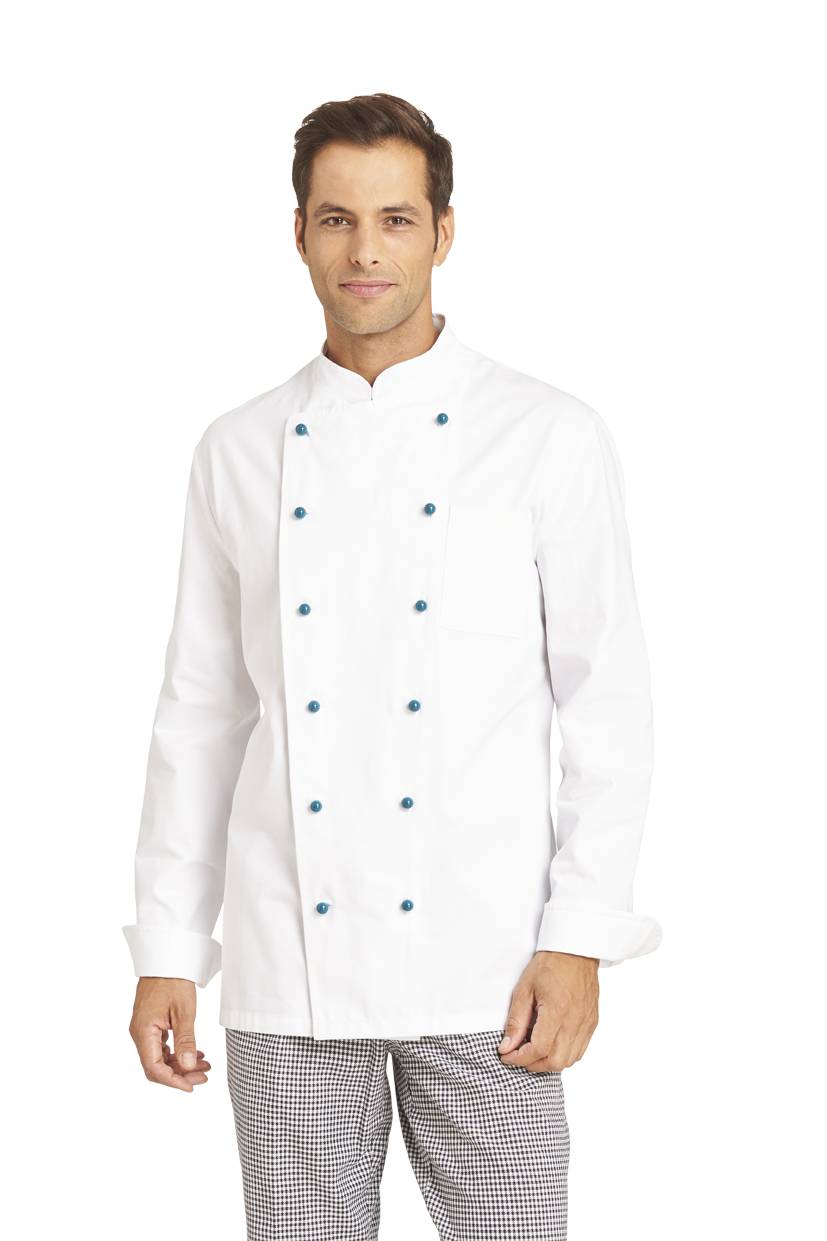 Kochjacke Unisex weiß, Gr. 48