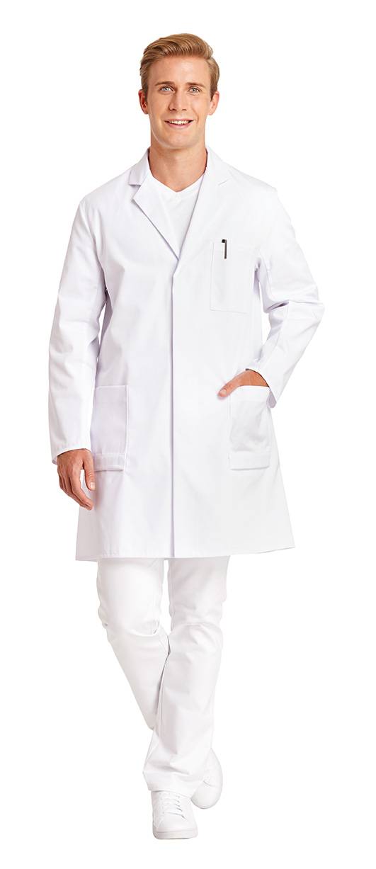 Mantel Herren weiß, Gr. 52