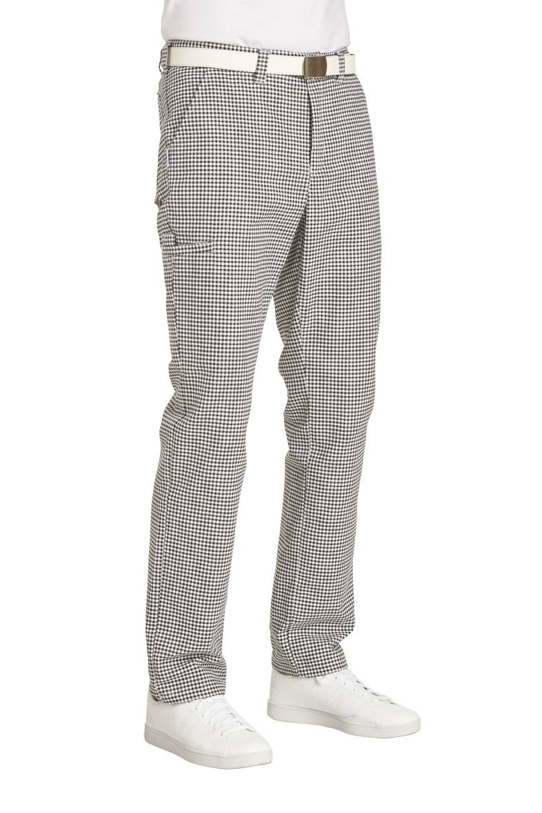 Hose Herren schwarz/weiß, Gr. 48