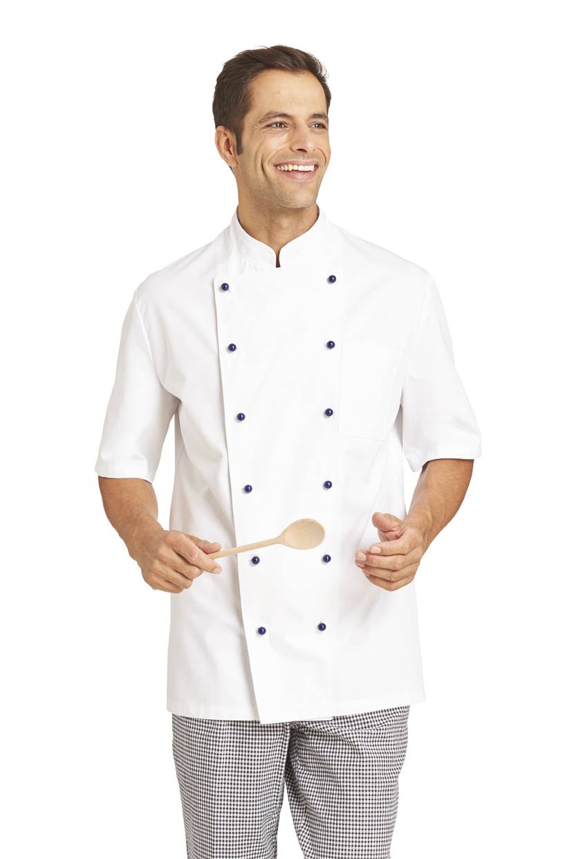 Kochjacke Unisex weiß, Gr. 44