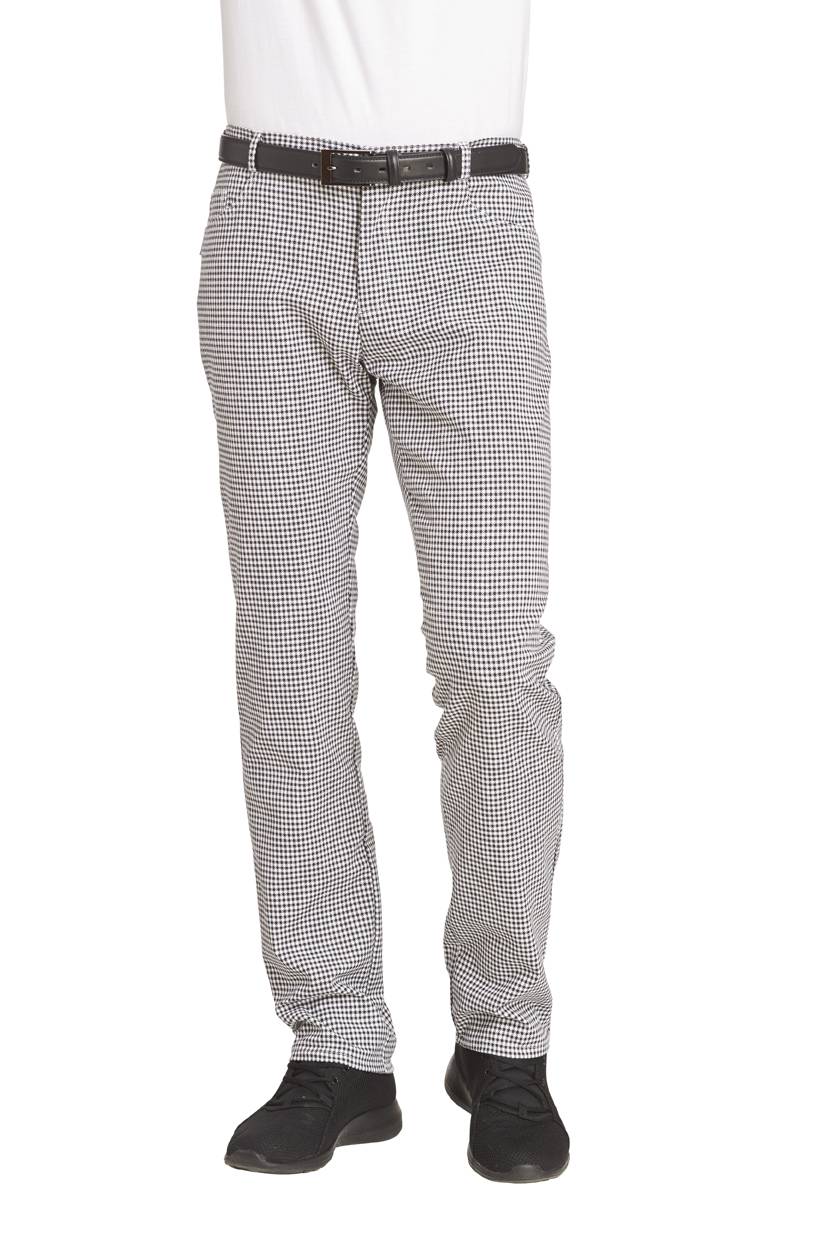 Hose Unisex schwarz/weiß, Gr. 58