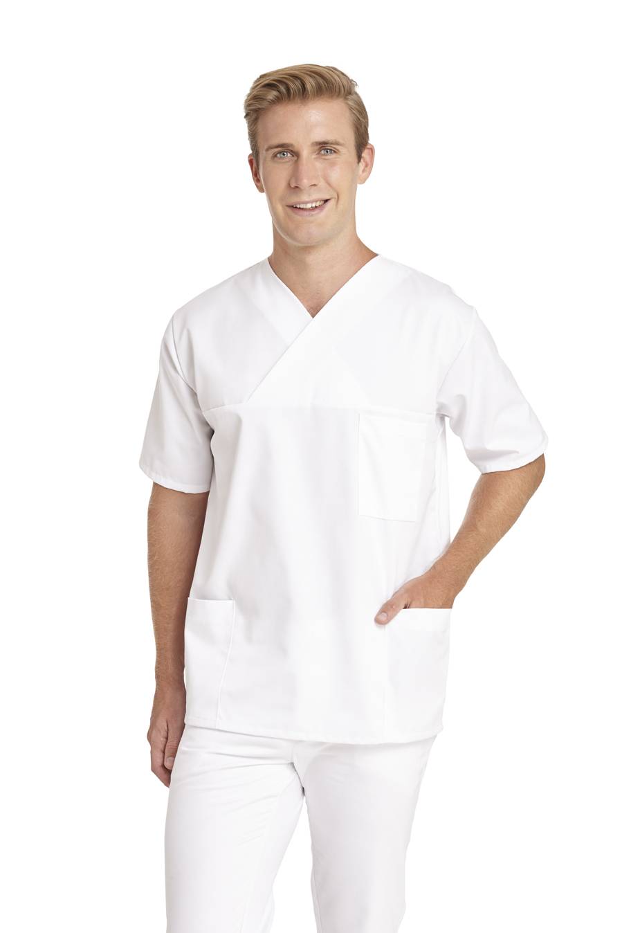 Schlupfkasack Unisex weiß, Gr. S