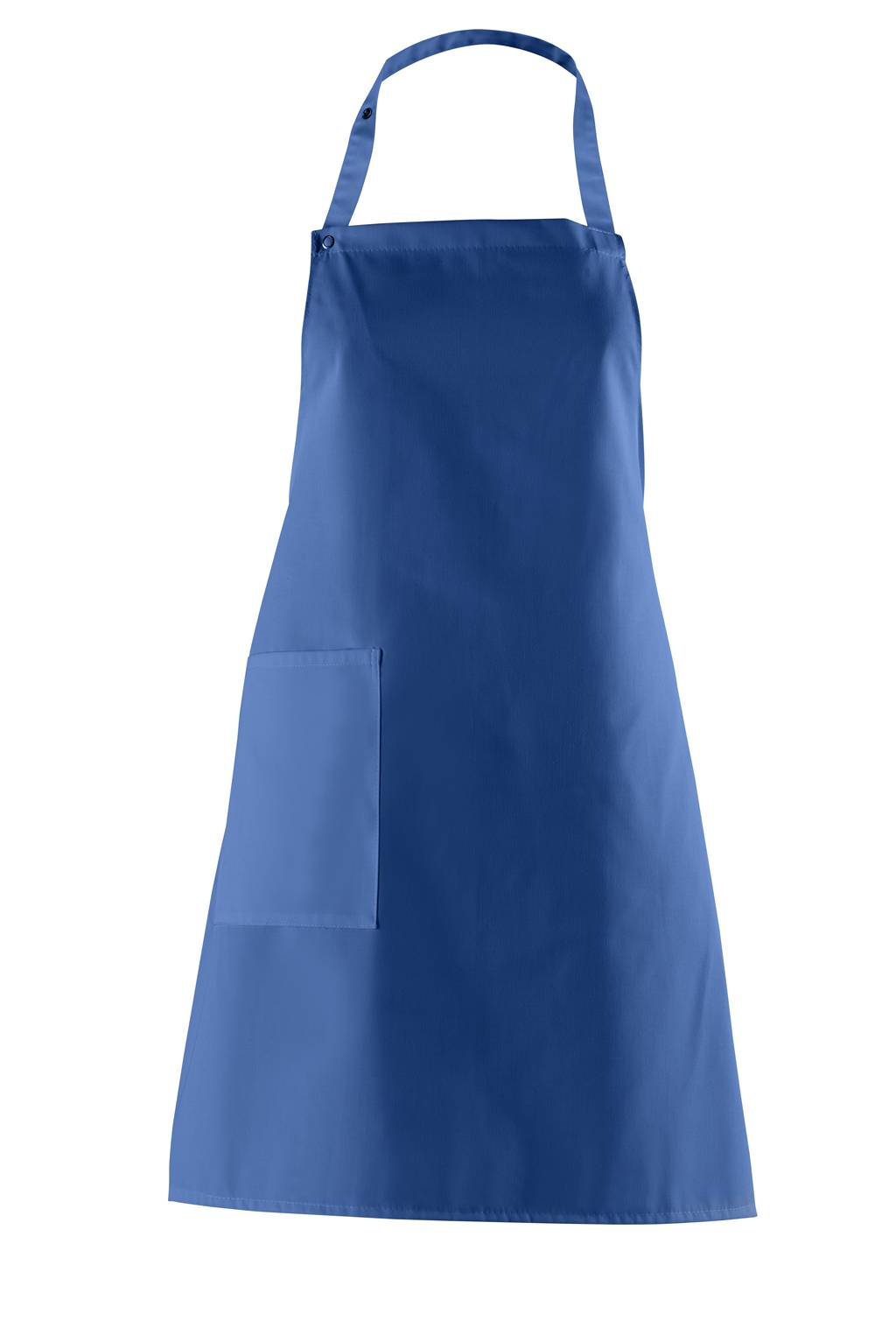 Latzschürze Nackenband verstellbar königsblau, Gr. 34