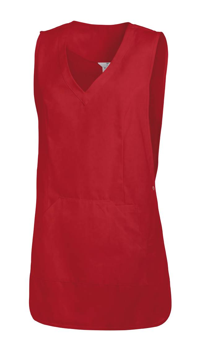Überwurfschürze Damen rot, Gr. III