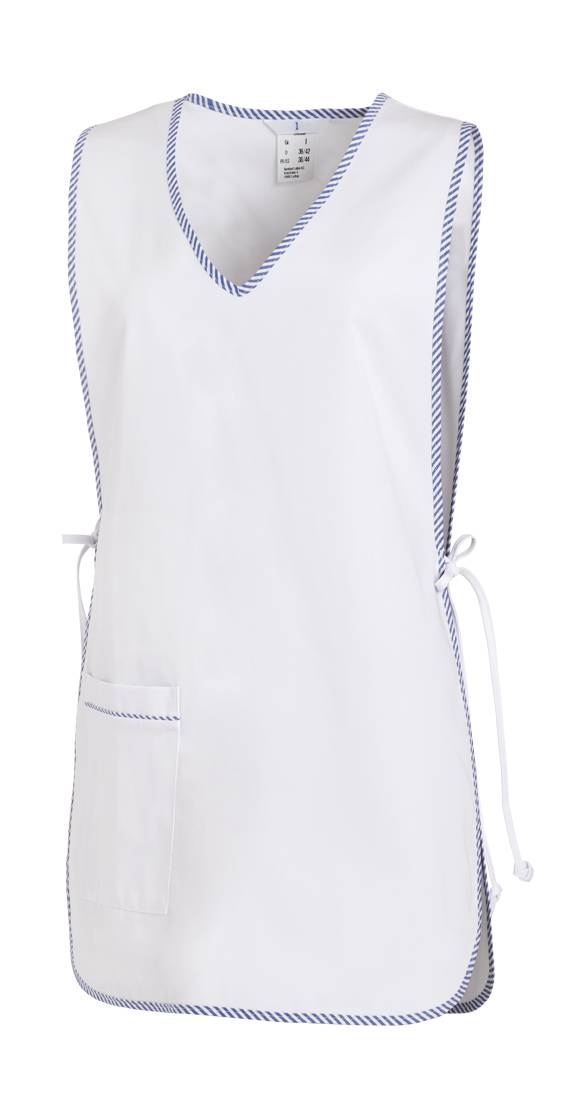 Überwurfschürze Damen weiß, Gr. II