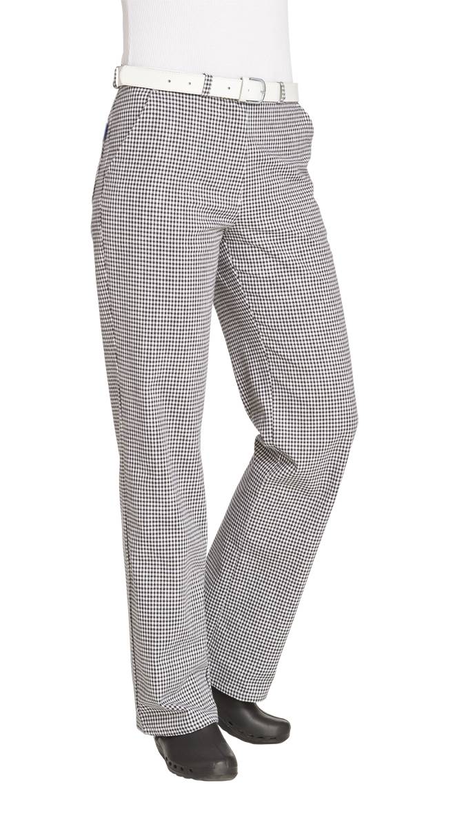 Hose Schrittlänge ca.82cm schwarz/weiß, Gr. 38