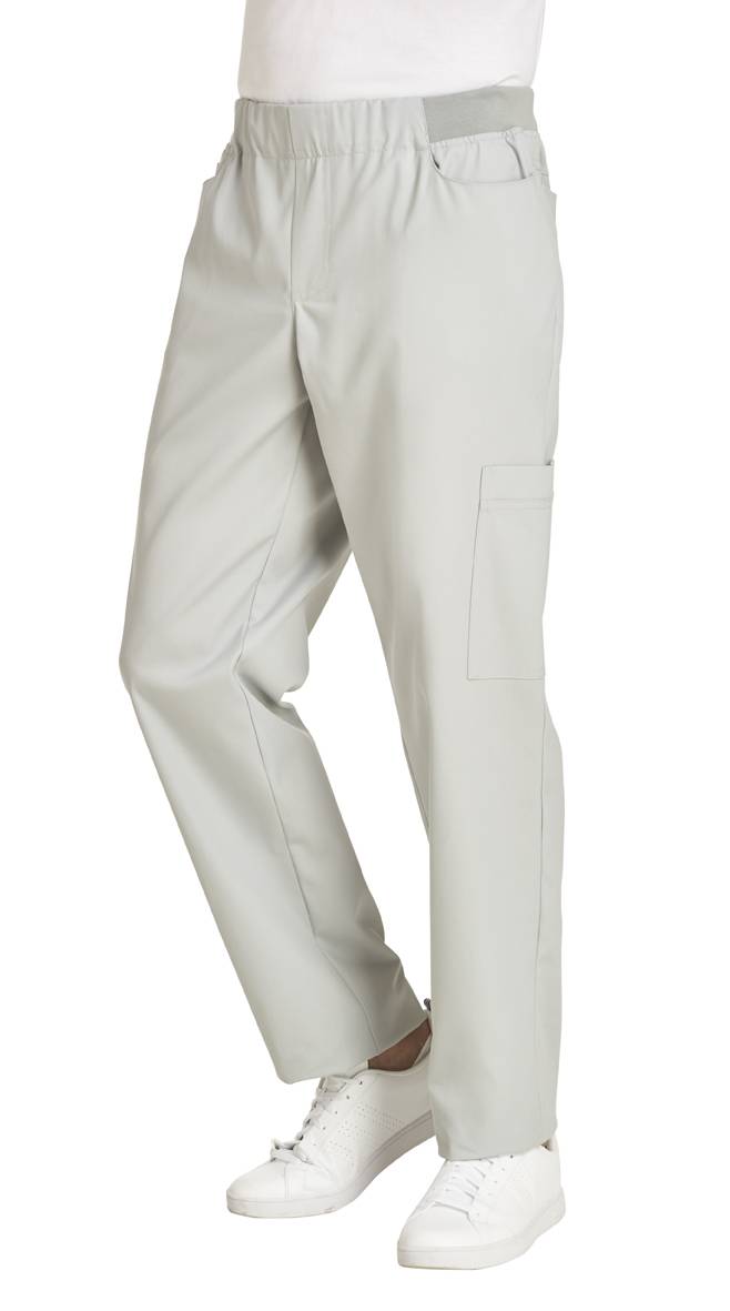 Hose 2 Schenkeltaschen silbergrau, Gr. 3XL