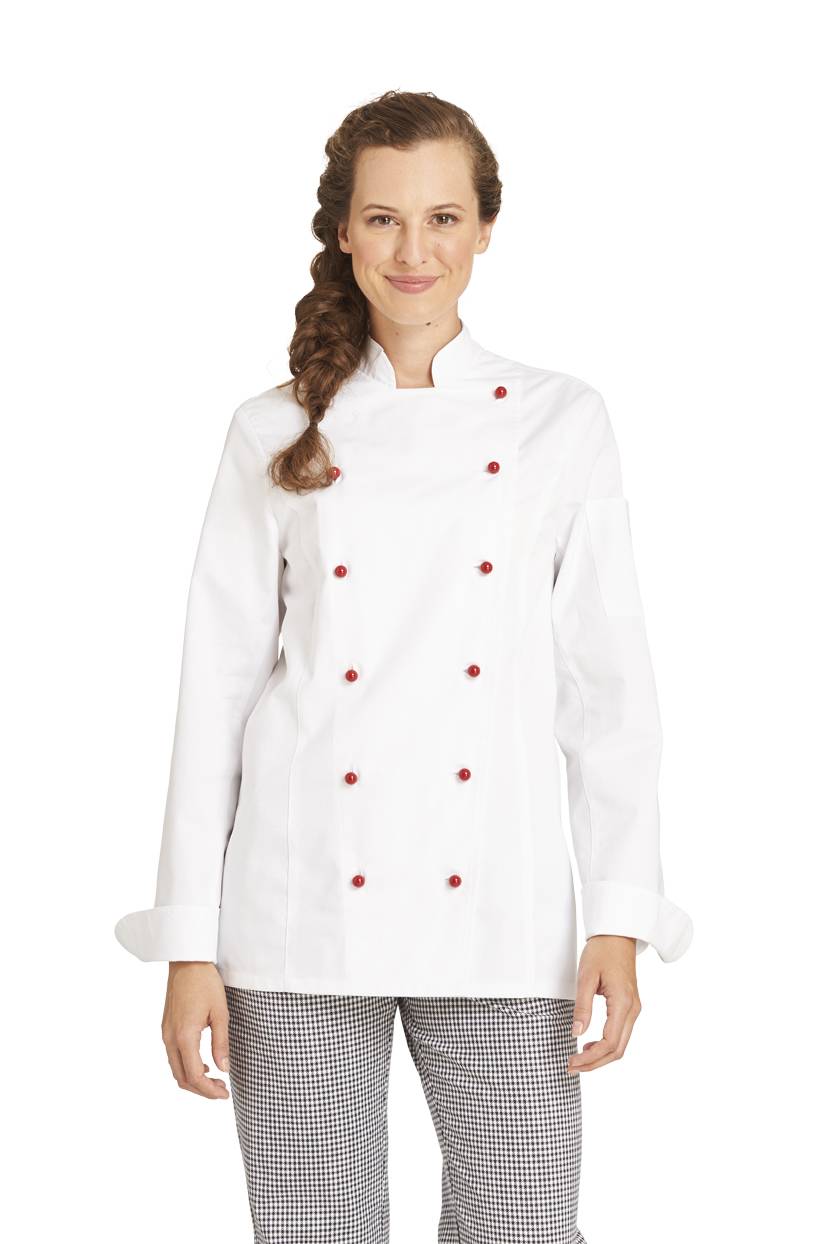 Kochjacke Damen weiß, Gr. 34