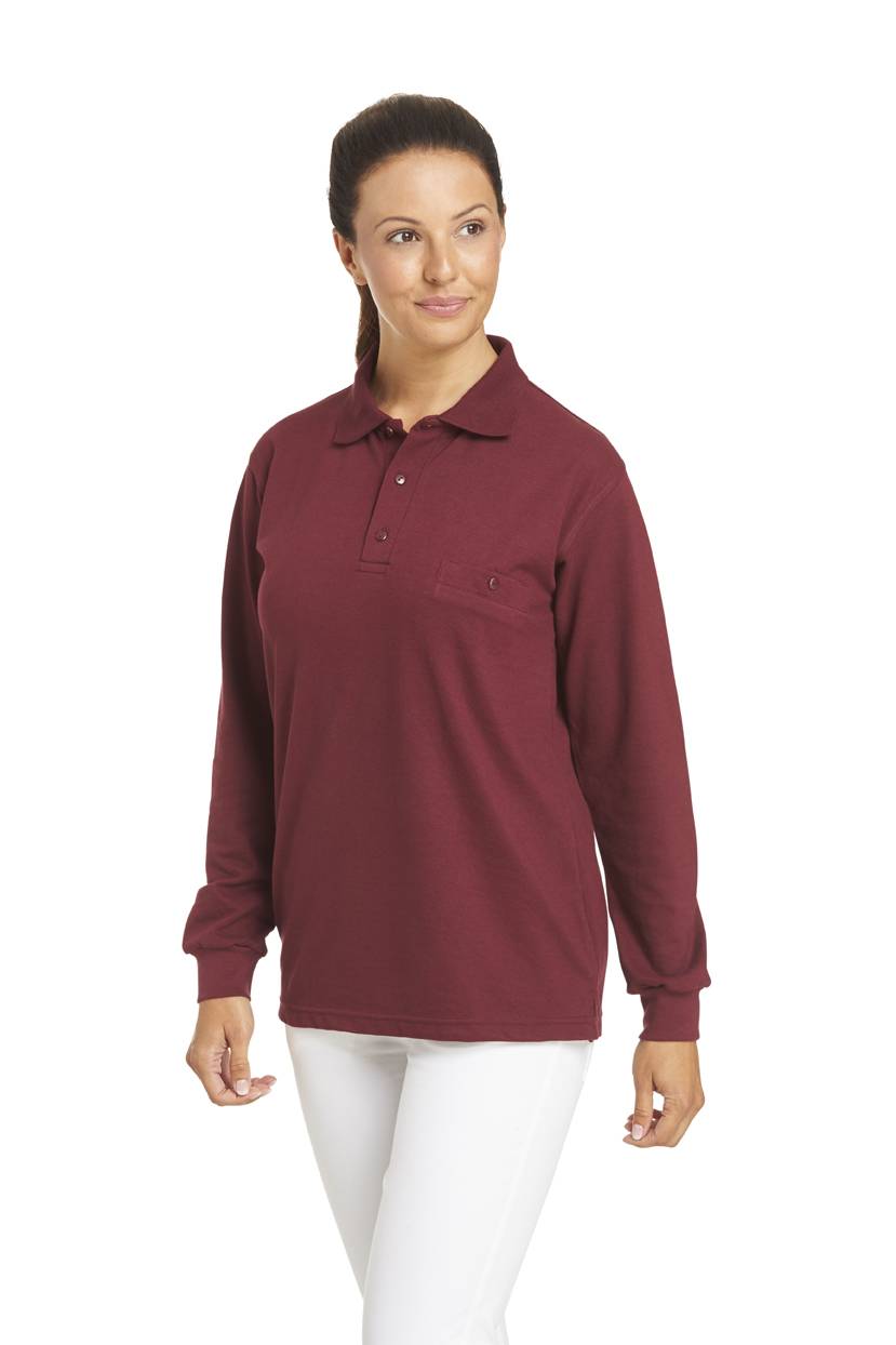 Shirt Unisex-Polo bordeaux, Gr. S