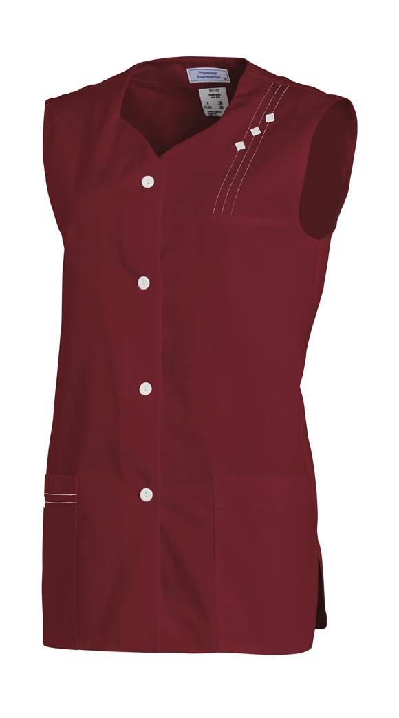 Kasack Damen bordeaux, Gr. 48