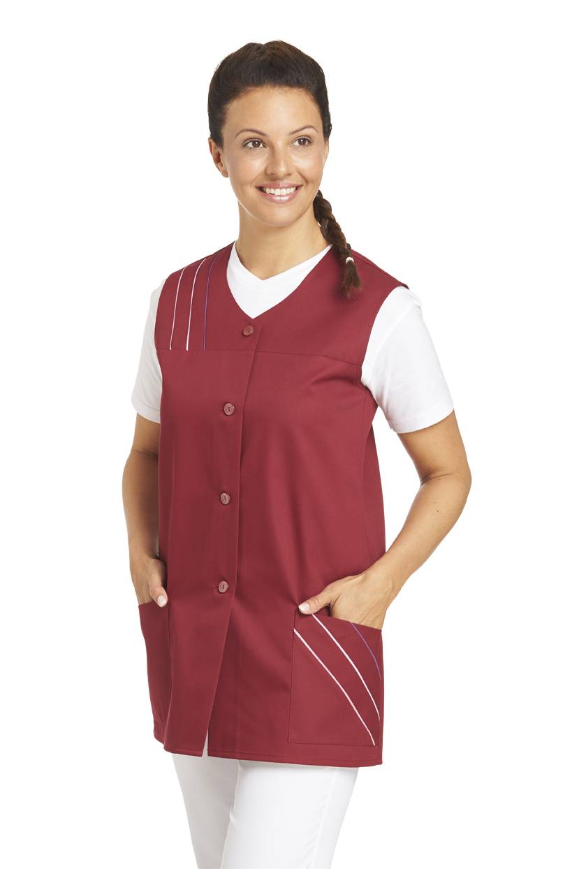 Kasack Damen bordeaux, Gr. 48