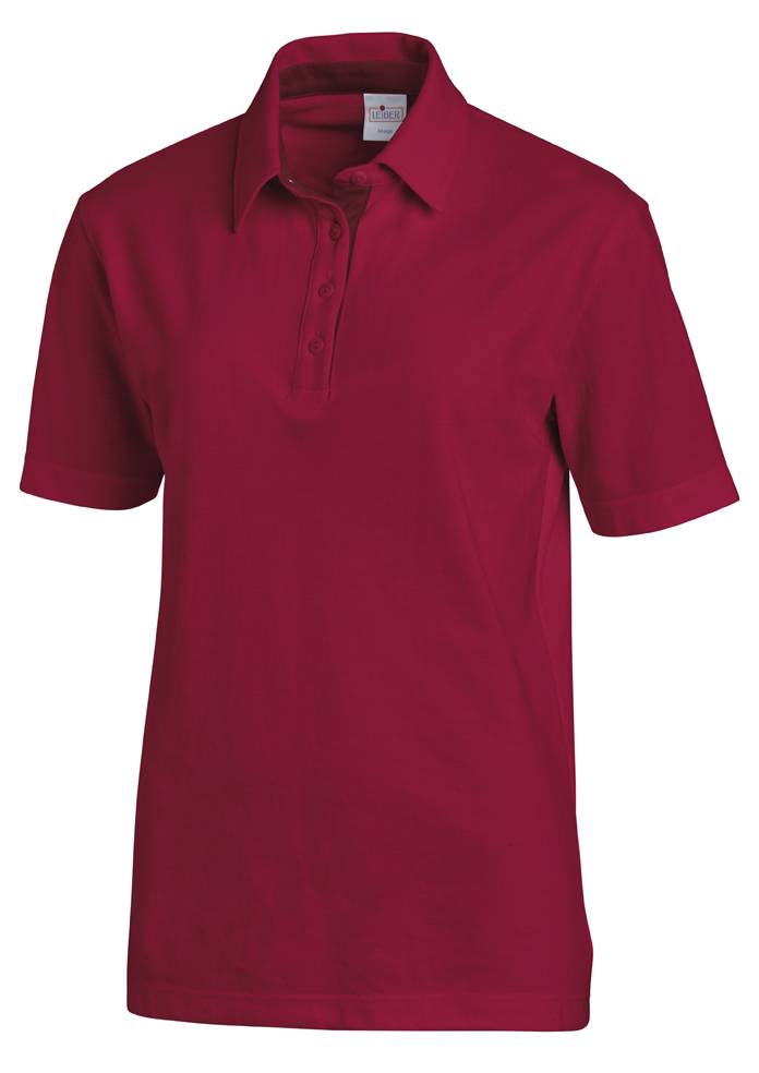 Shirt Unisex-Polo beere/bordeaux, Gr. XL