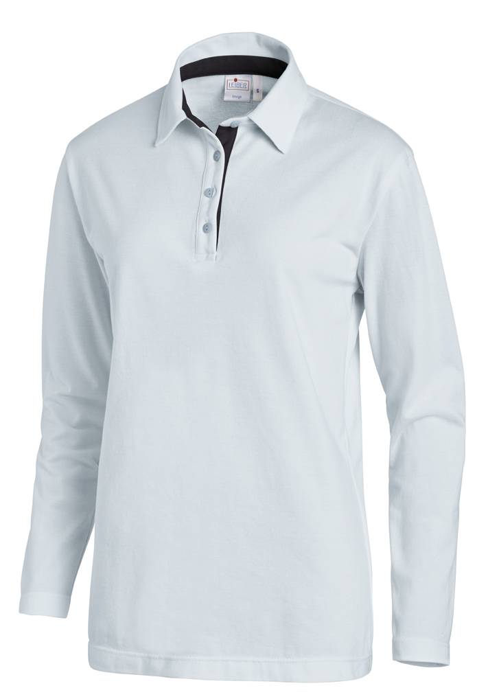 Shirt Unisex-Polo hellblau/marine, Gr. S