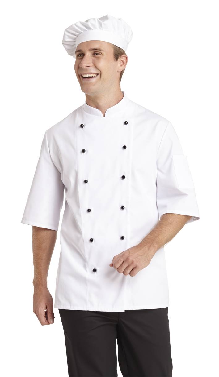 Kochjacke Unisex weiß, Gr. 54