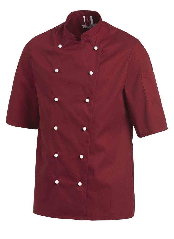 Kochjacke Unisex bordeaux, Gr. 58