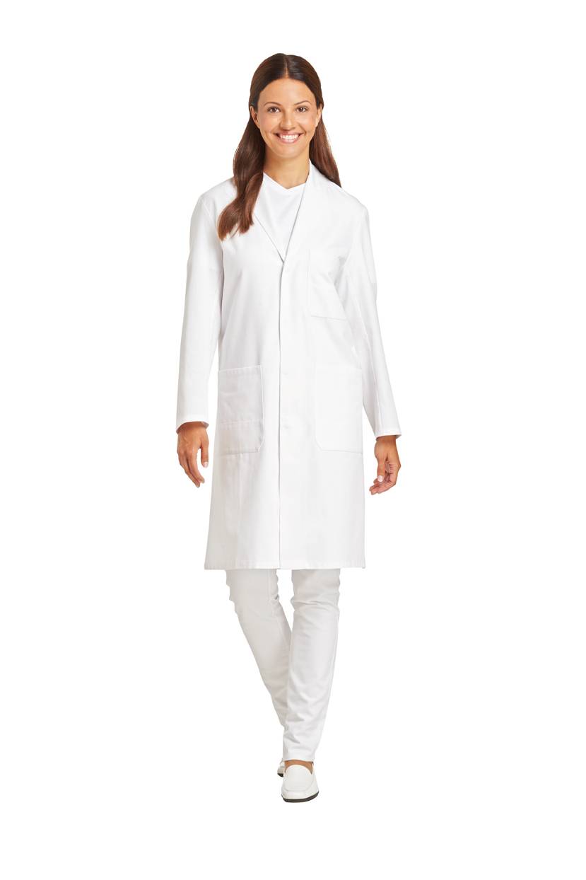 Mantel Unisex weiß, Gr. 3XL