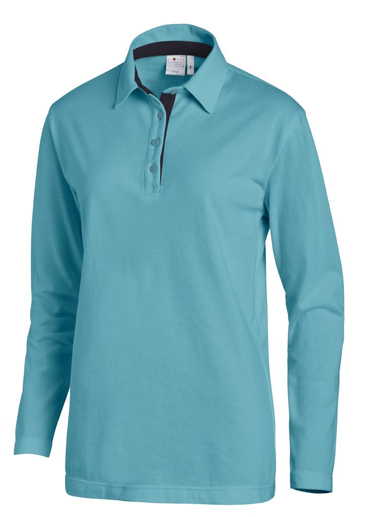 Shirt Unisex-Polo petrol/marine, Gr. L