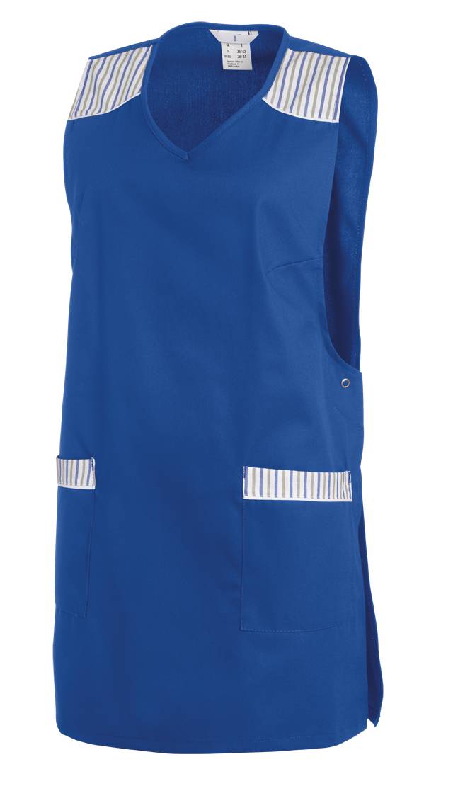 Überwurfschürze Damen königsblau, Gr. III