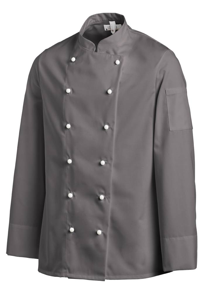 Kochjacke Unisex grau, Gr. 64