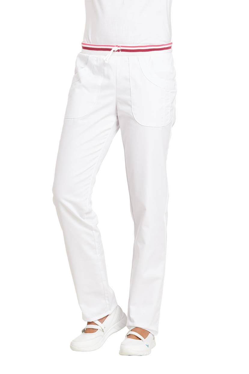 Hose Schrittlänge ca.80 cm weiß/beere, Gr. 40