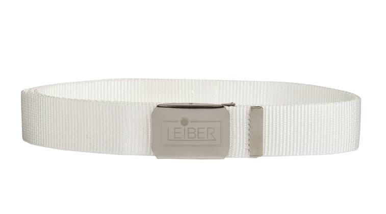 Gürtel Unisex weiß - Leiber 02/2446/01