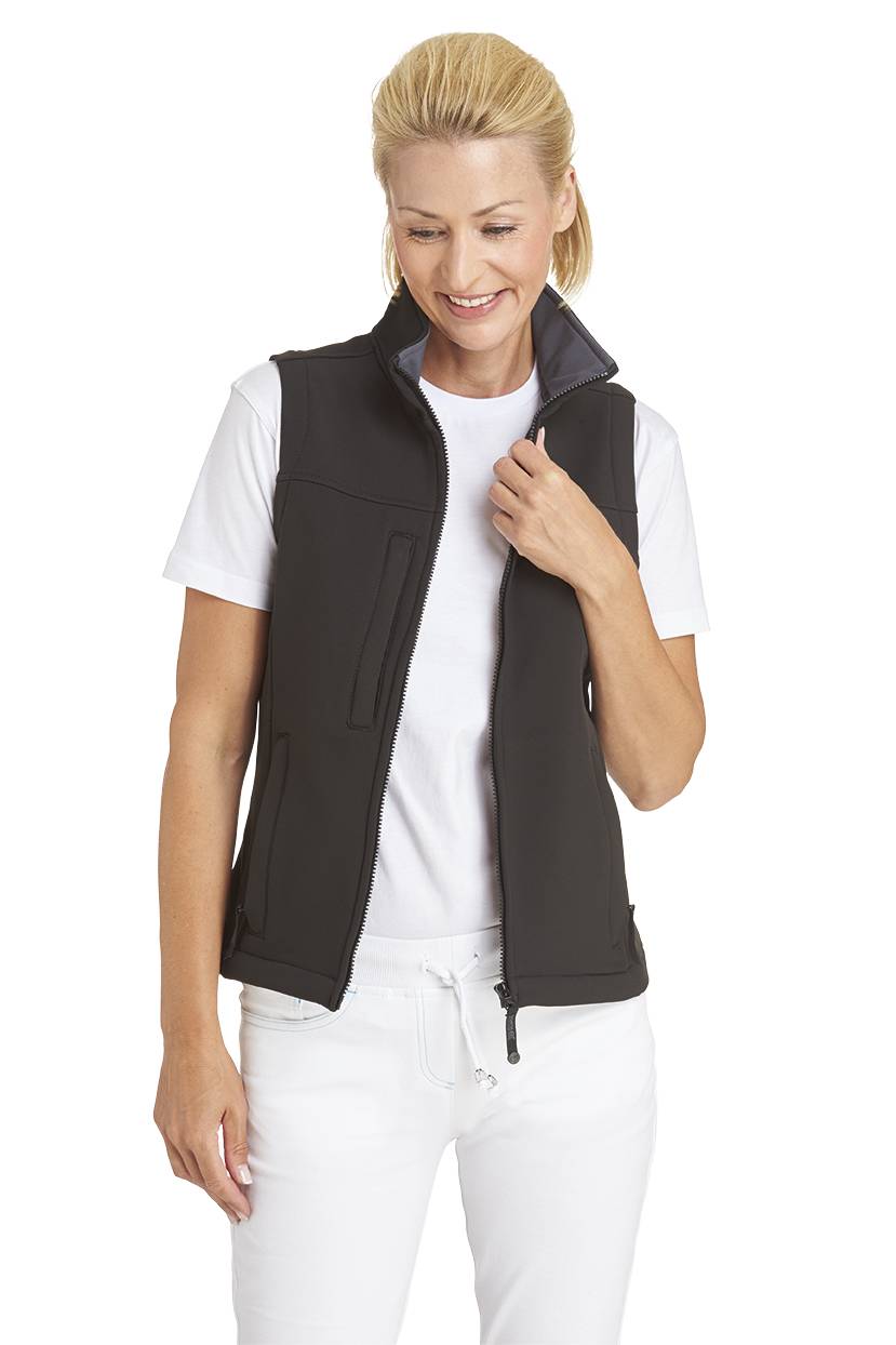 Weste Damen schwarz, Gr. 46