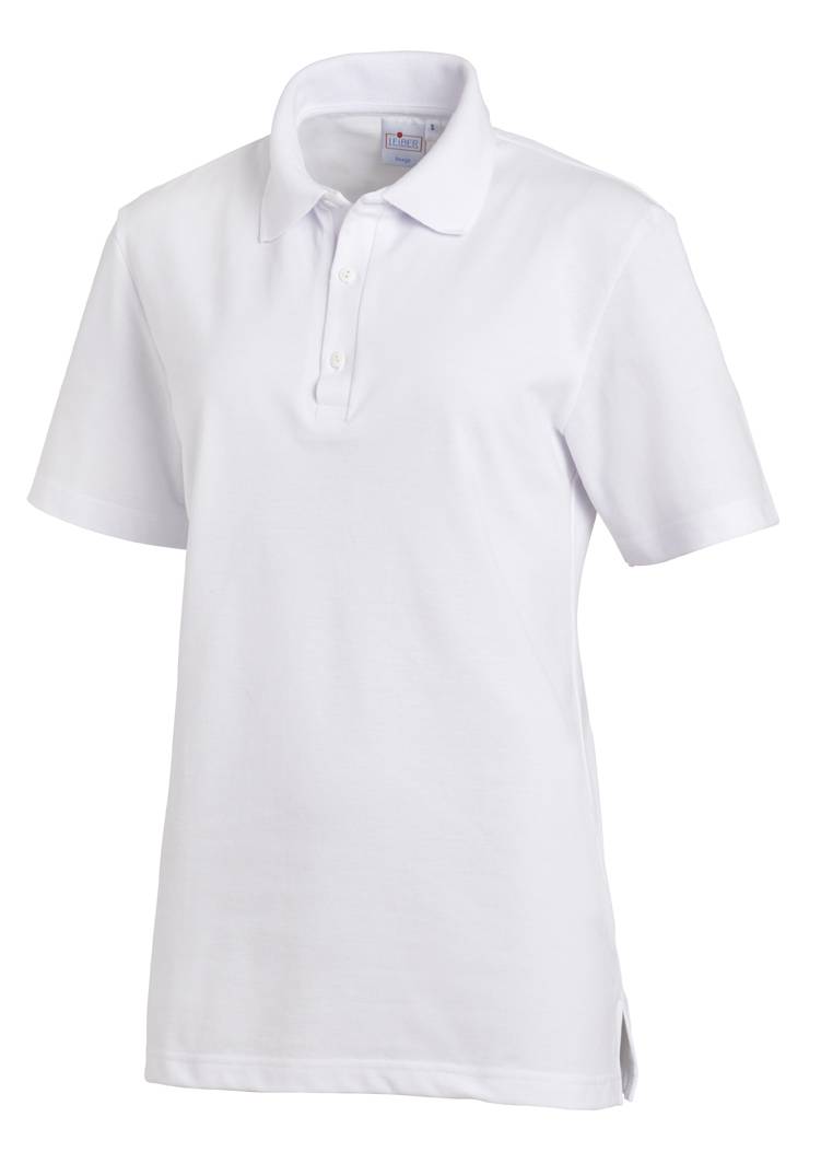 Shirt Unisex-Polo weiß, Gr. M
