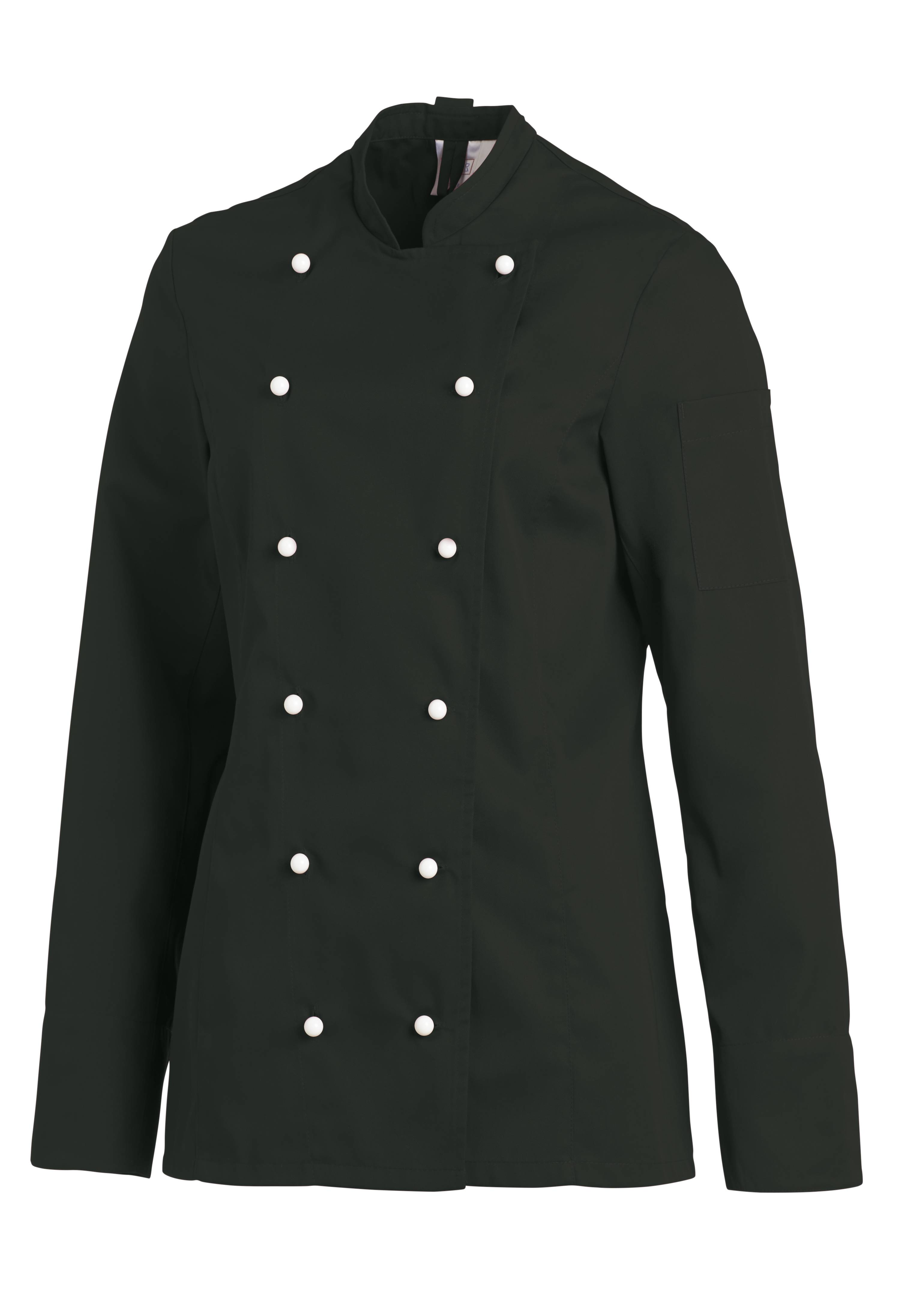Kochjacke Damen schwarz, Gr. 50