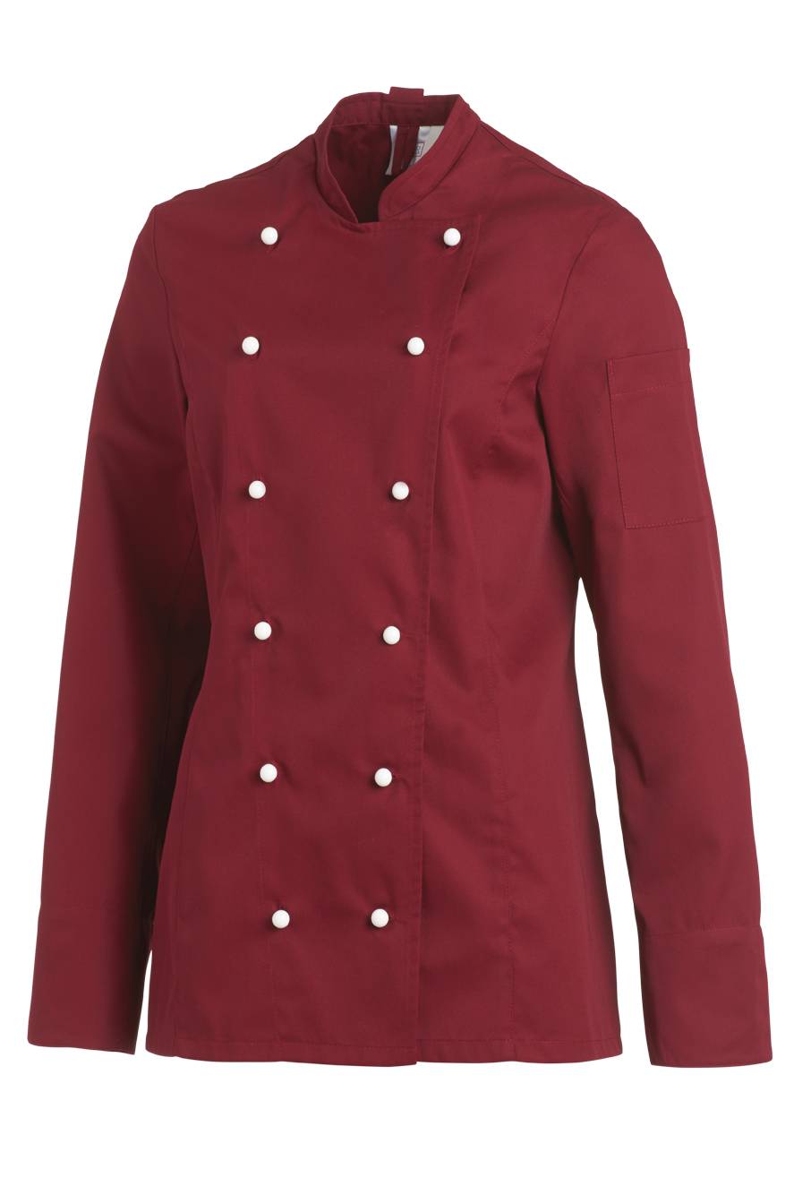 Kochjacke Damen bordeaux, Gr. 50
