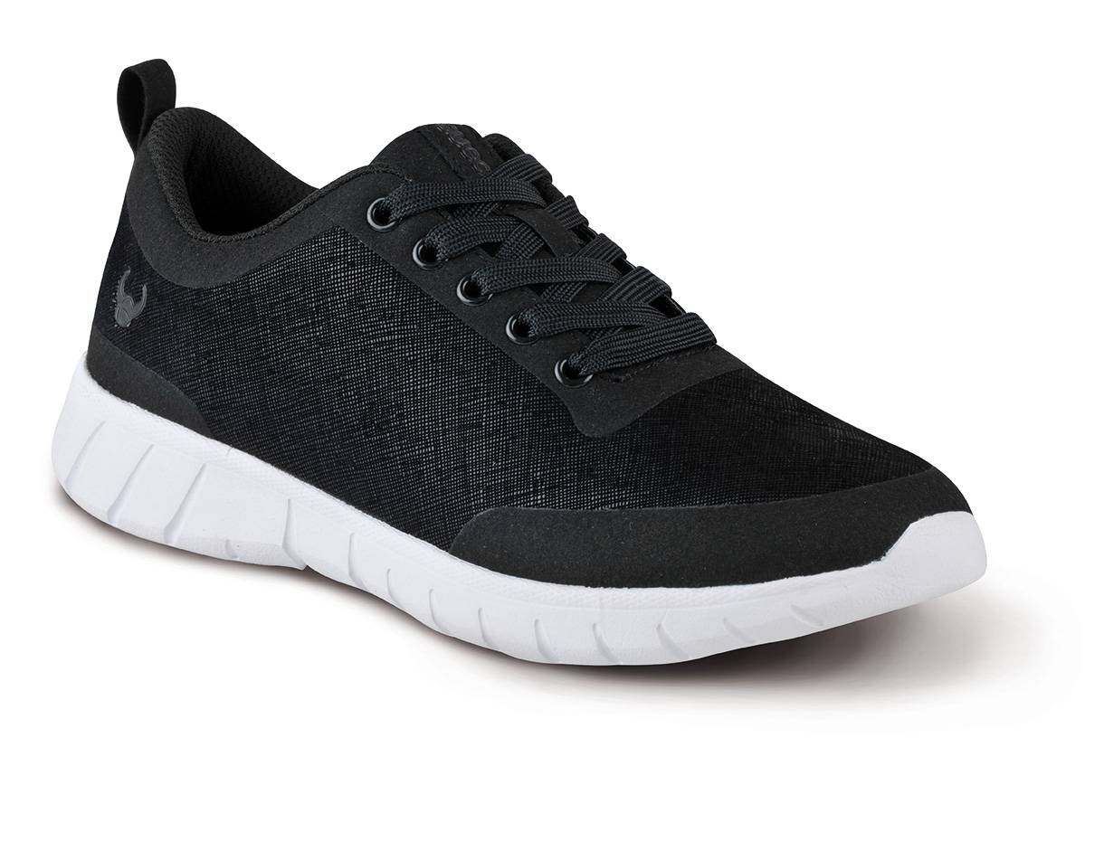 Schuh Alma schwarz/weiß, Gr. 40