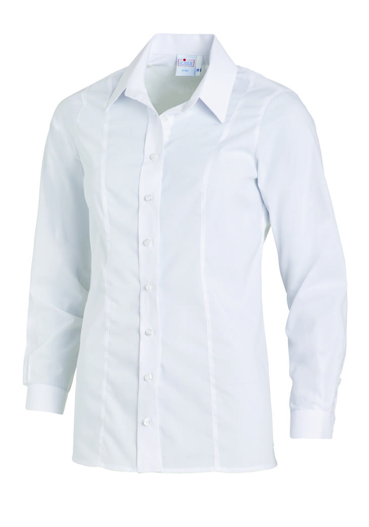 Bluse Teilungsnähte weiß, Gr. 56