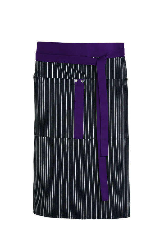 Vorbinder 2 große Taschen schwarz/weiß/schwarz, Gr. 34