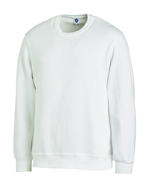 Shirt Unisex-Sweatshirt weiß, Gr. L