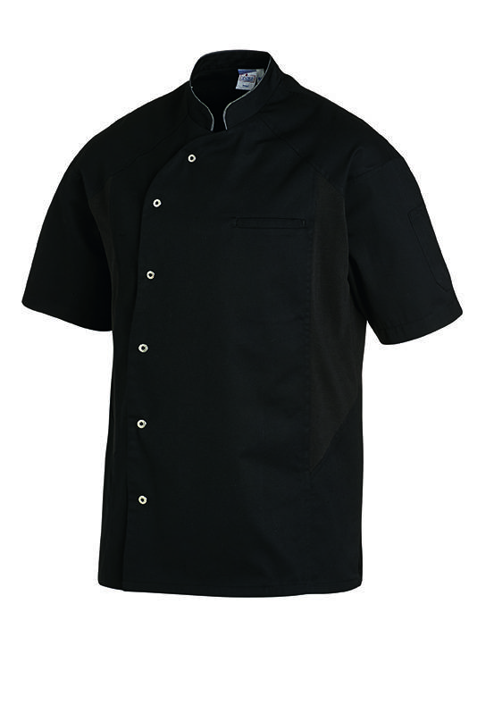 Kochjacke Herren schwarz, Gr. 48