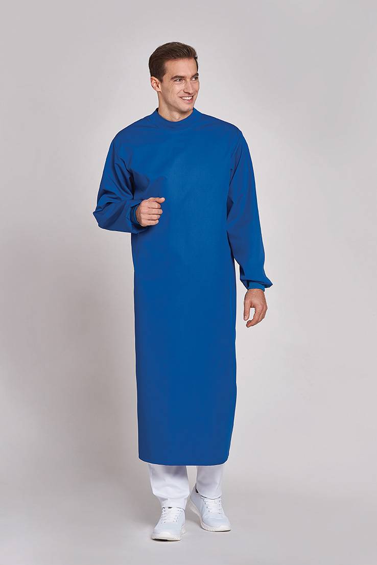 Krankenhaus-Mantel königsblau, Gr. II