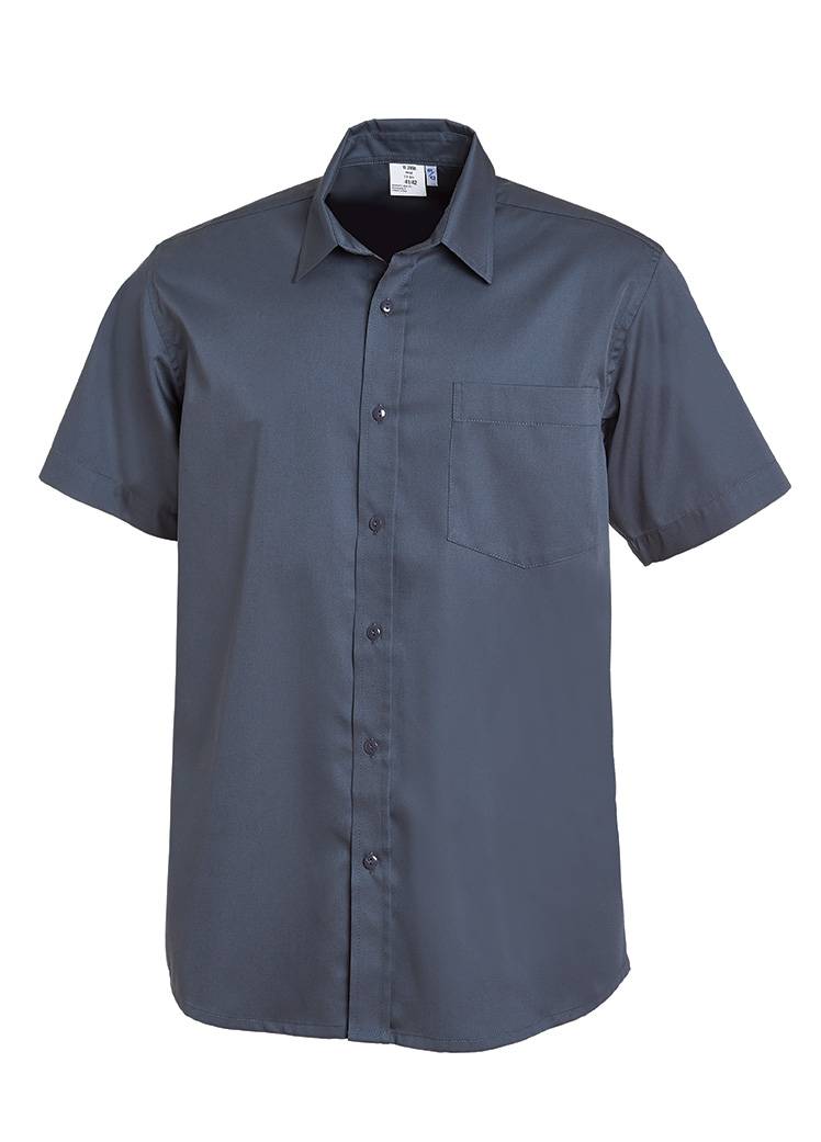 Hemd Herren dunkelgrau, Gr. 45