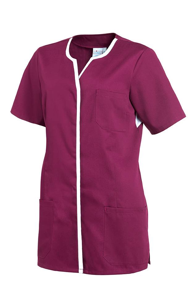 Kasack Damen beere/weiß, Gr. 34