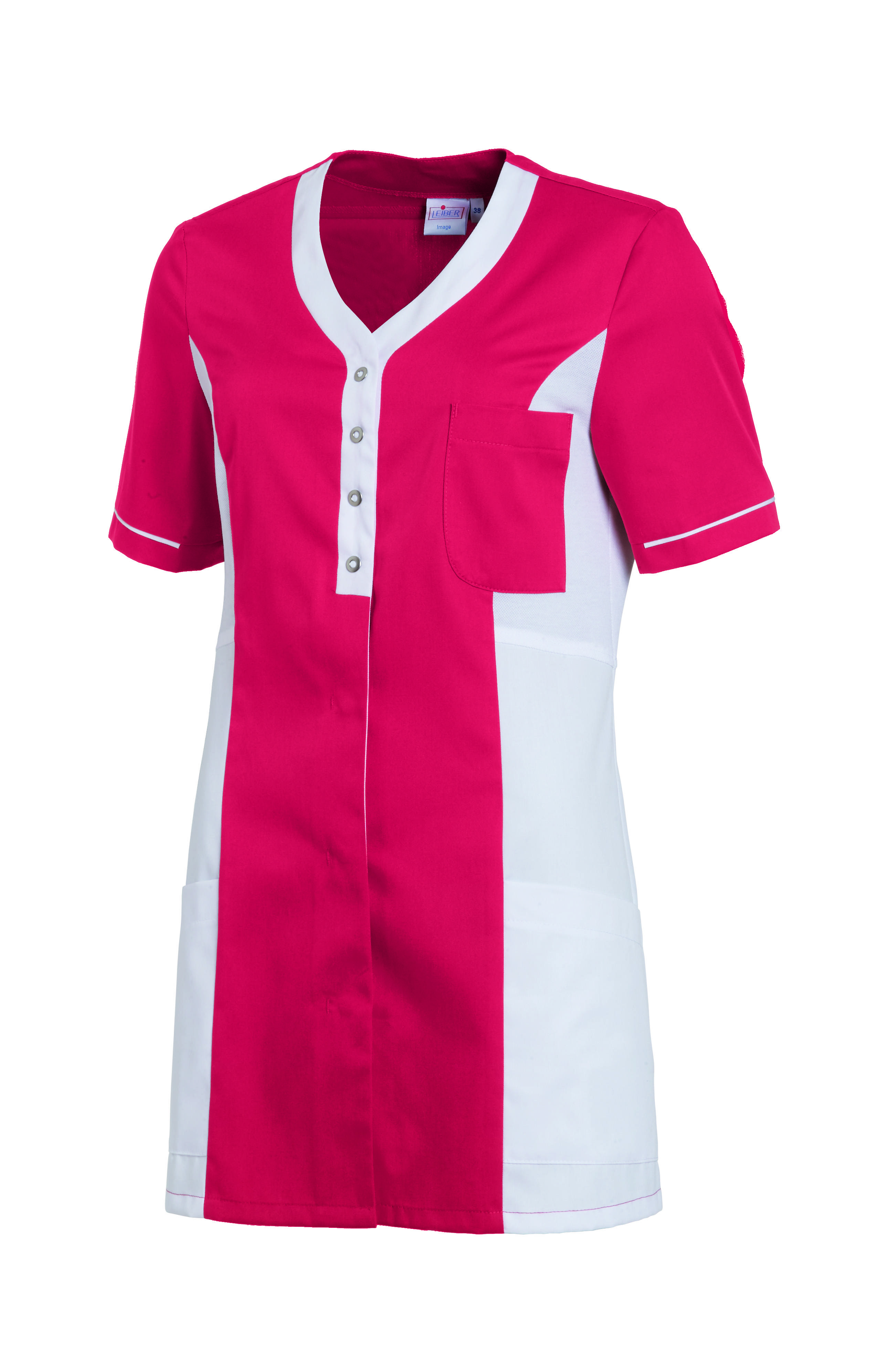 Kasack Damen rot/weiß, Gr. 38