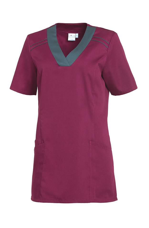Schlupfkasack Damen beere/anthrazit, Gr. S