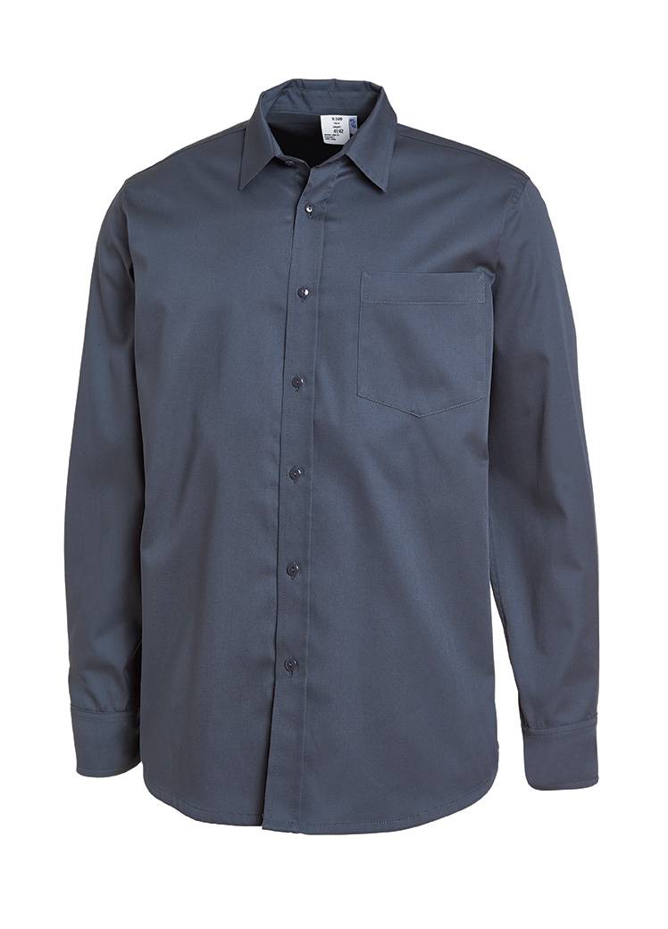 Hemd Herren dunkelgrau, Gr. 47