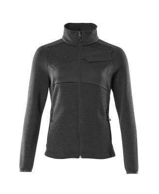 Strickjacke Strickpullover mit Reißverschluss, Damen 2XL