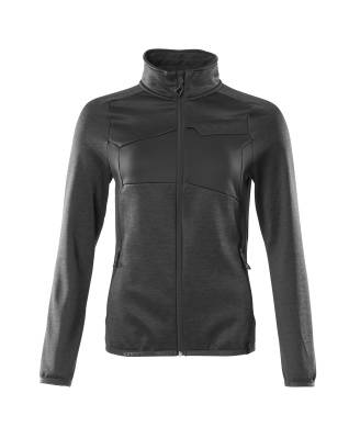 Microfleecejacke Fleecepullover mit Reißverschluss, Damen 2XL