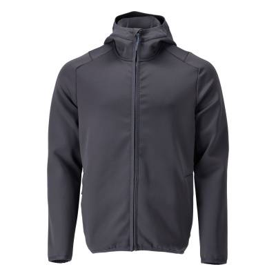Microfleecejacke Fleecepullover, Kapuze, Reißverschluss XL
