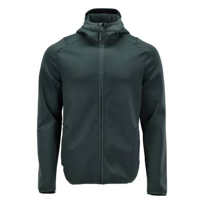 Microfleecejacke Fleecepullover, Kapuze, Reißverschluss 2XL